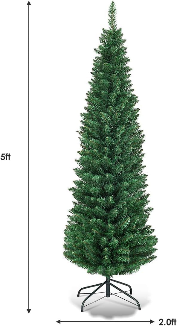 Foto 8 pulgar | Árbol de Navidad Goplus De 1.5 M Con 220 Puntas De Rama - Venta Internacional
