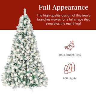Foto 5 | Árbol De Navidad Best Choice Products Preiluminado De 9 Pies Con 900 Luces - Venta Internacional.