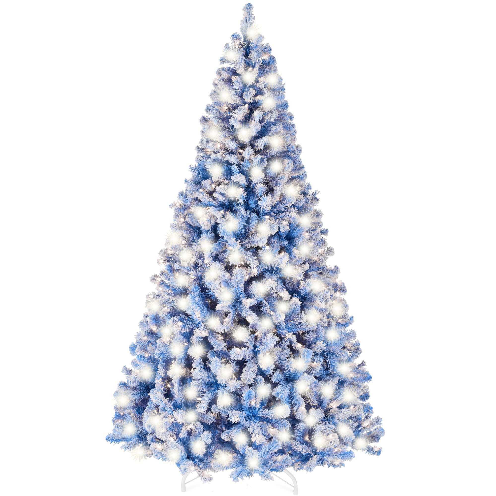 Foto 1 | Árbol De Navidad Best Choice Products, Azul Preiluminado, 9 Pies Con 900 Luces - Venta Internacional.