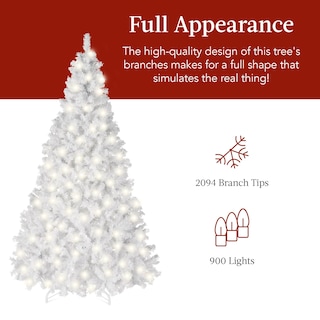 Foto 5 | Árbol De Navidad Best Choice Products Preiluminado De 9 Pies Con 900 Luces - Venta Internacional.