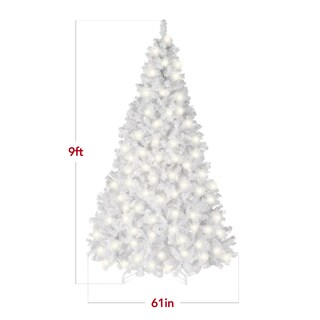 Foto 7 | Árbol De Navidad Best Choice Products Preiluminado De 9 Pies Con 900 Luces - Venta Internacional.