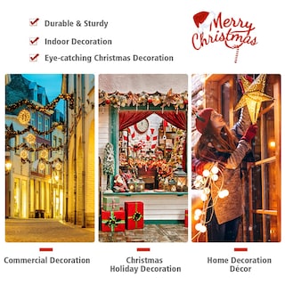 Foto 5 | Árbol de Navidad Goplus con Luces Led-Venta Internacional