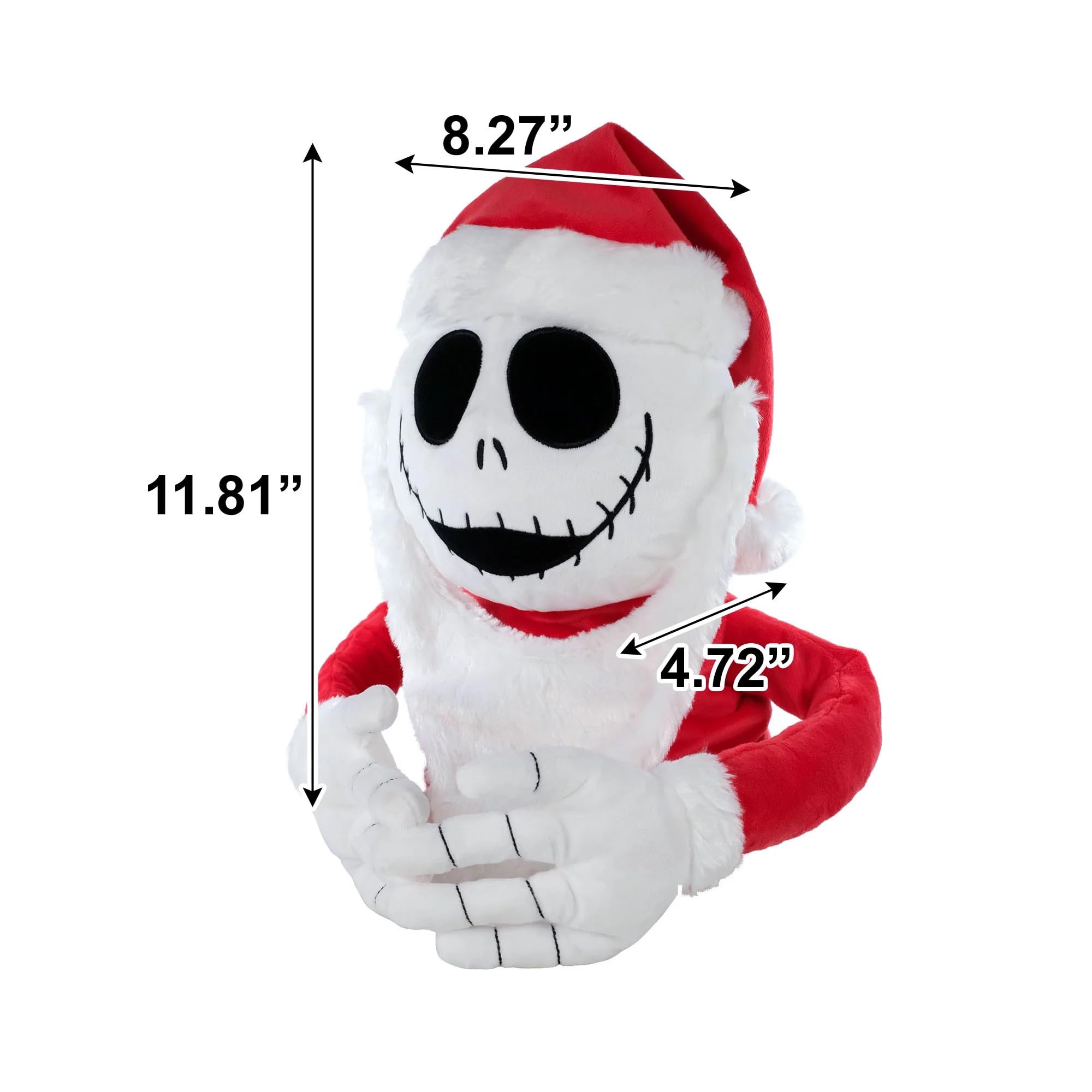 Foto 6 | Peluche Hugger Ruz La Pesadilla Antes De Navidad Jack - Venta Internacional.