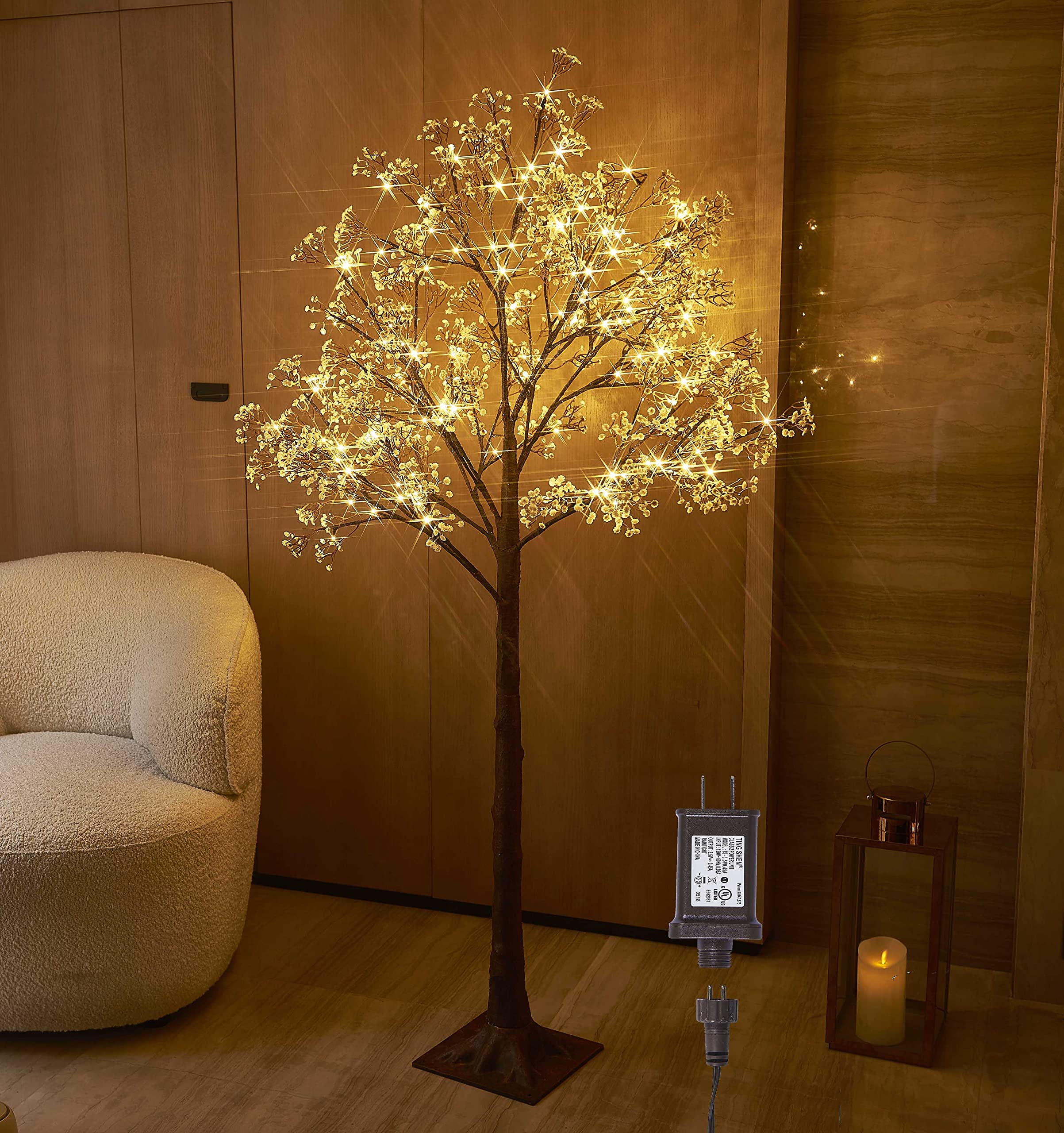 Foto 1 | Árbol Artificial Con Forma De Aliento Para Bebés Hairui, 5 Pies, Con Luces - Venta Internacional.