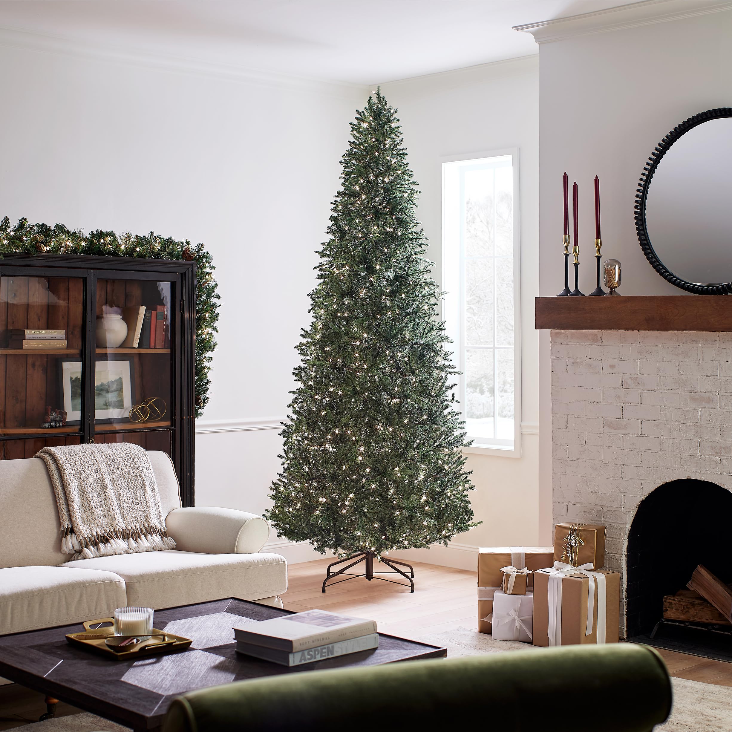 Foto 5 pulgar | Árbol de Navidad Abeto Tiffany de National Tree Company 9 Pies con Luces - Venta Internacional