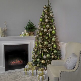 Foto 5 | Árbol de Navidad Abeto Tiffany de National Tree Company 9 Pies con Luces - Venta Internacional