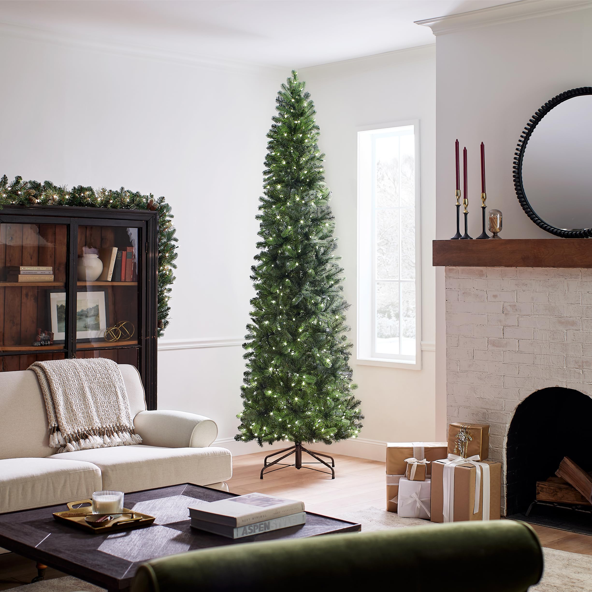 Foto 4 | Árbol De Navidad National Tree Company De 9 Pies Con Luces Led - Venta Internacional.