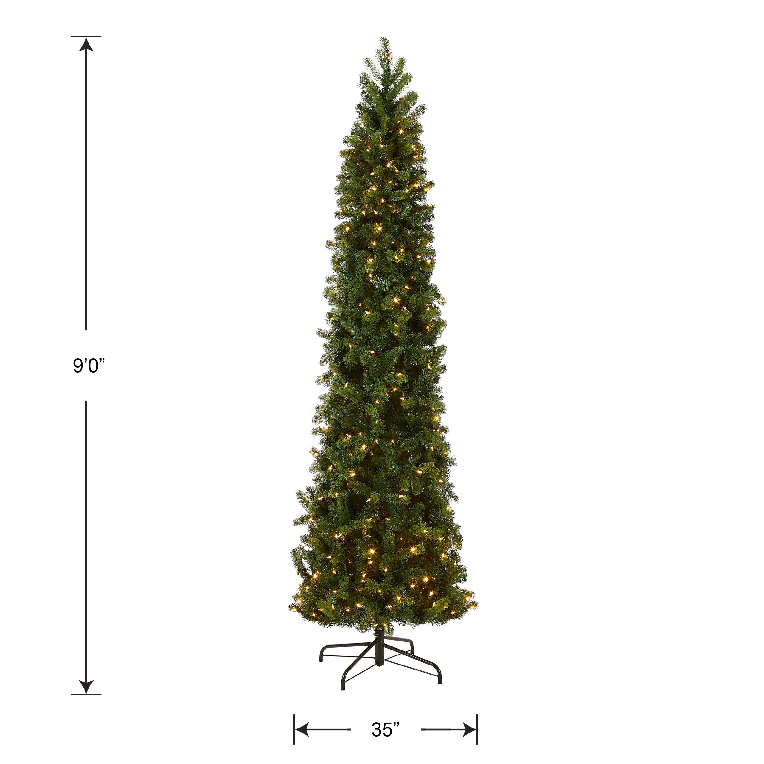 Foto 7 pulgar | Árbol De Navidad National Tree Company De 9 Pies Con Luces Led - Venta Internacional.