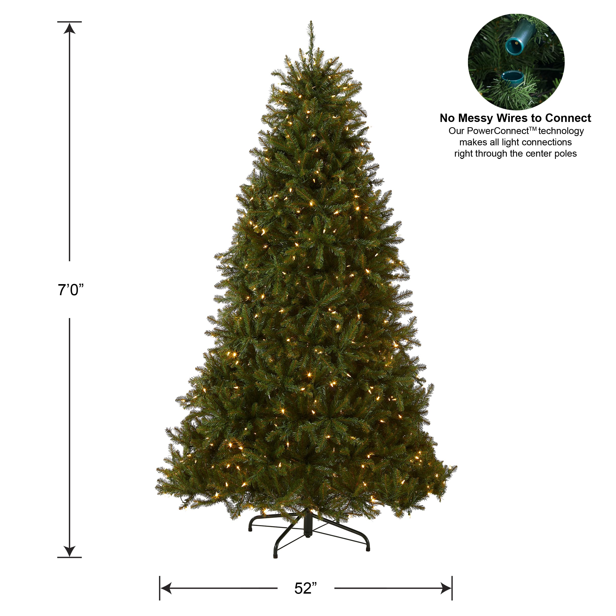 Foto 7 pulgar | Árbol de Navidad National Tree Company de 7 Pies-Venta Internacional