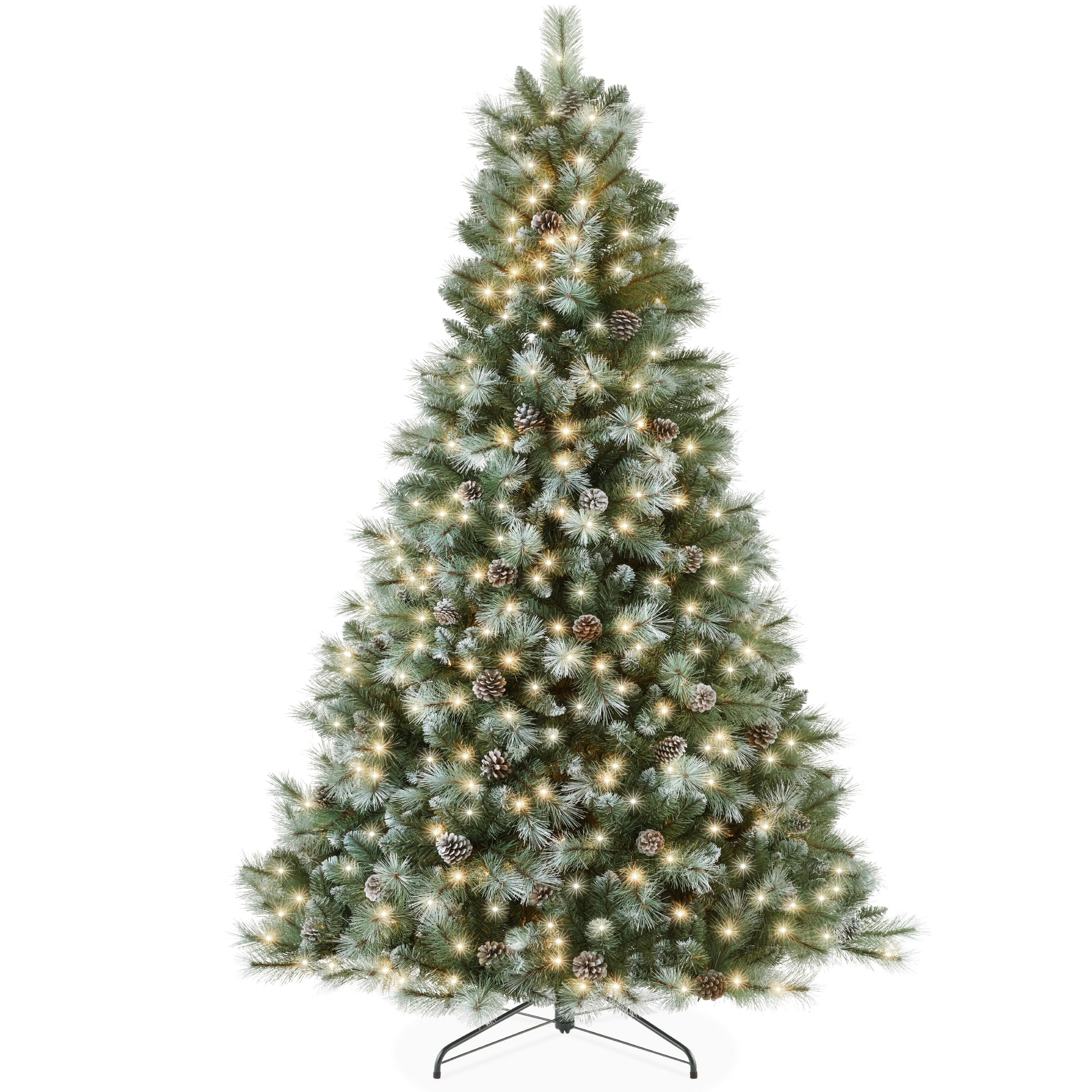 Foto 2 pulgar | Árbol de Navidad Best Choice Products Pino Escocés Preiluminado de 9 Pies - Venta Internacional