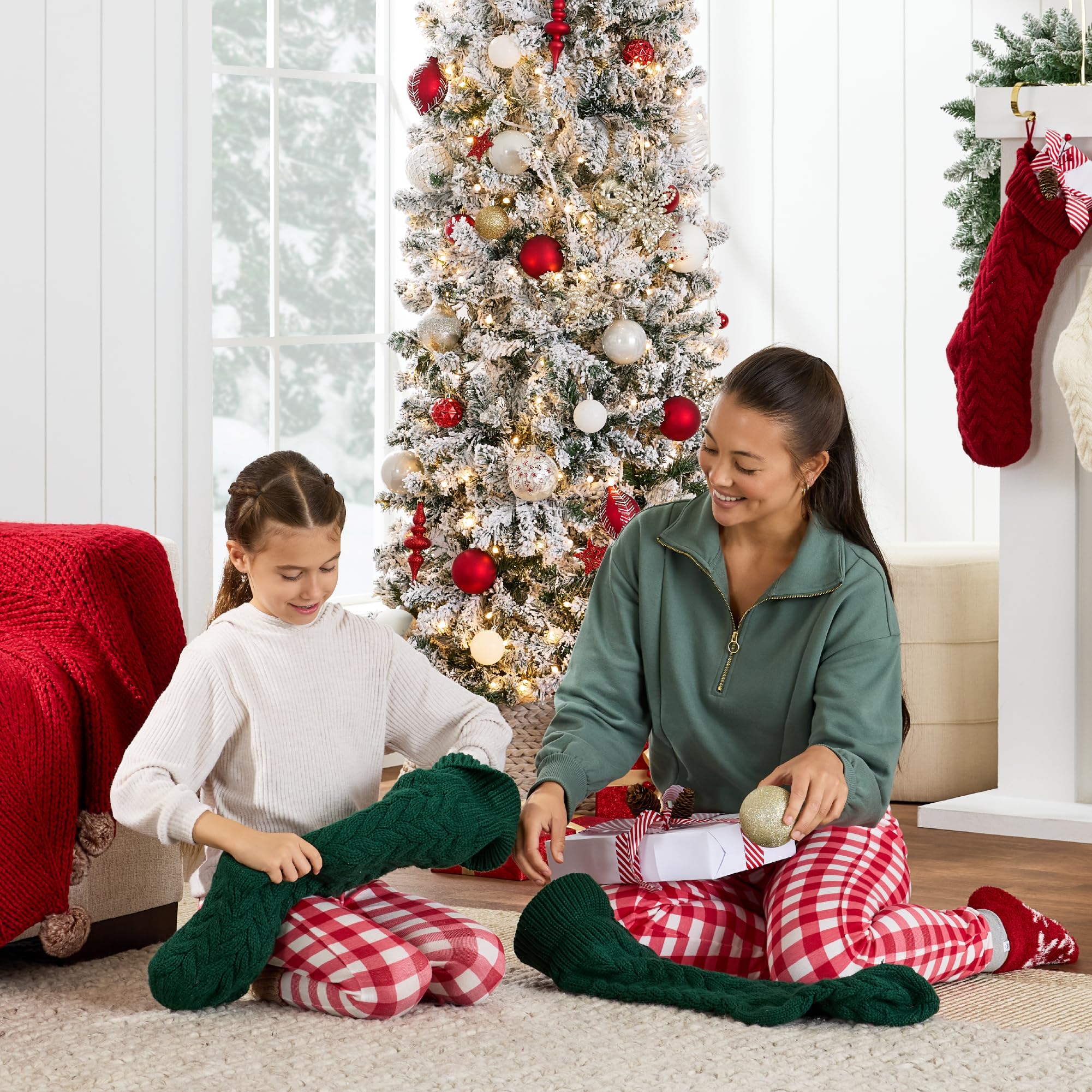 Foto 5 pulgar | Lápiz Flocado Christmas Tree Best Choice Products De 12 Pies - Venta Internacional.