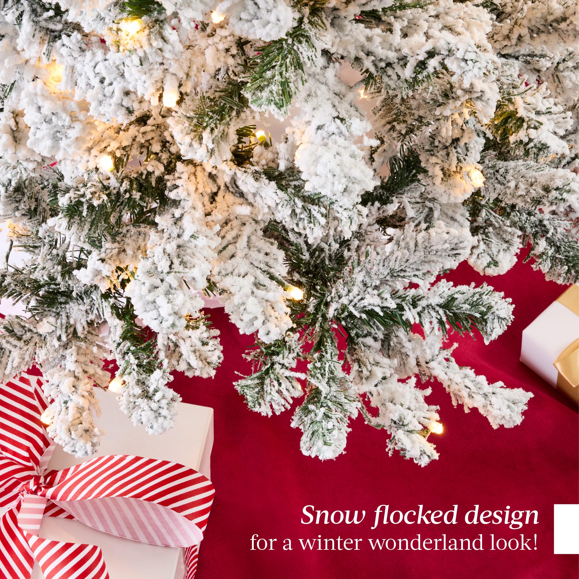 Foto 5 | Lápiz Flocado Christmas Tree Best Choice Products De 12 Pies - Venta Internacional.
