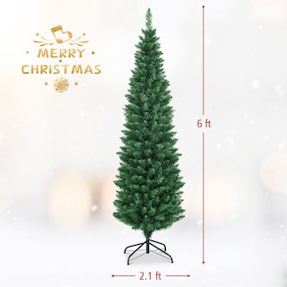 Foto 3 | Árbol de Navidad Giantex de 1.8 m-Venta Internacional