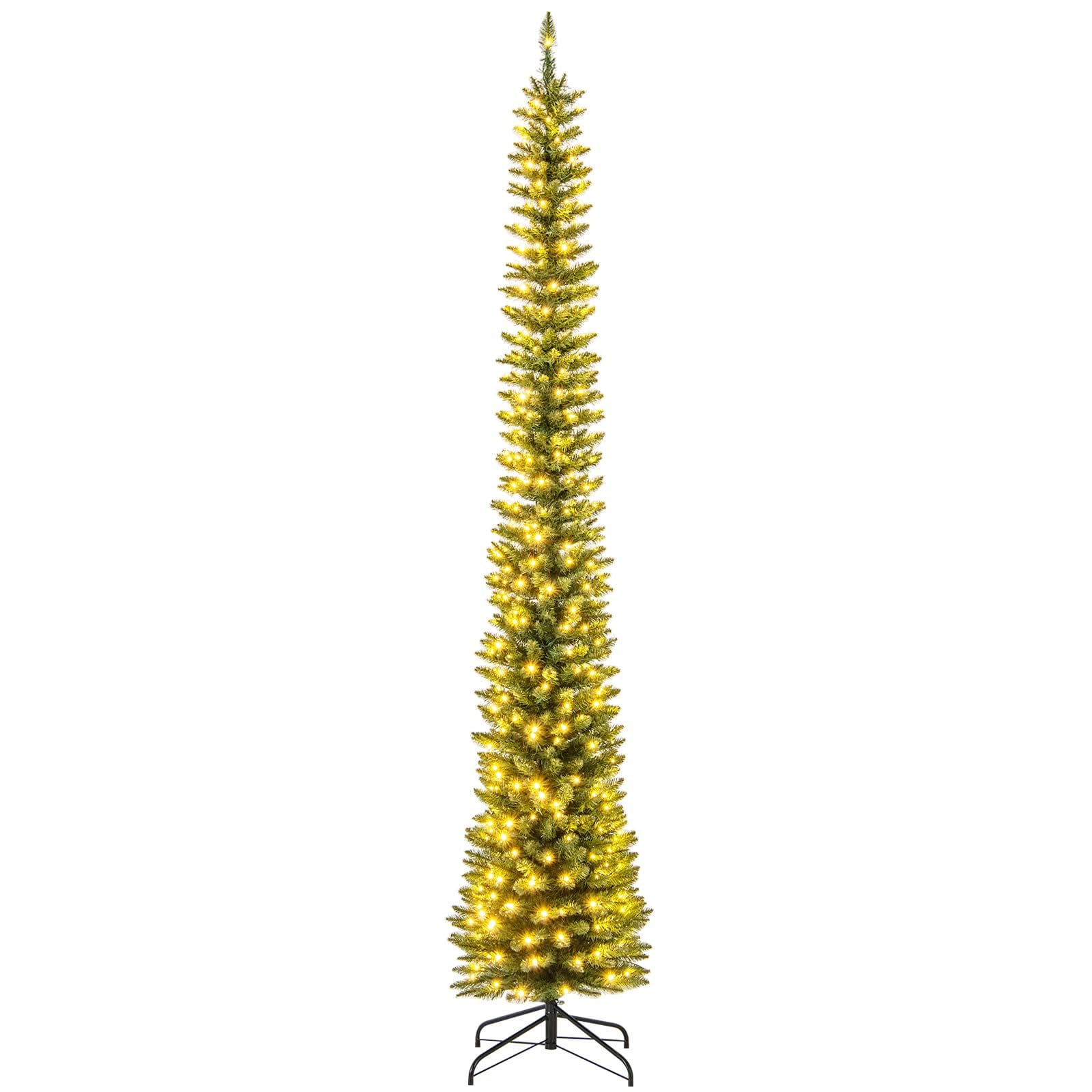 Lápiz Delgado Preiluminado Goplus Christmas Tree De 9 Pies Con 400 Led - Venta Internacional. $4,462