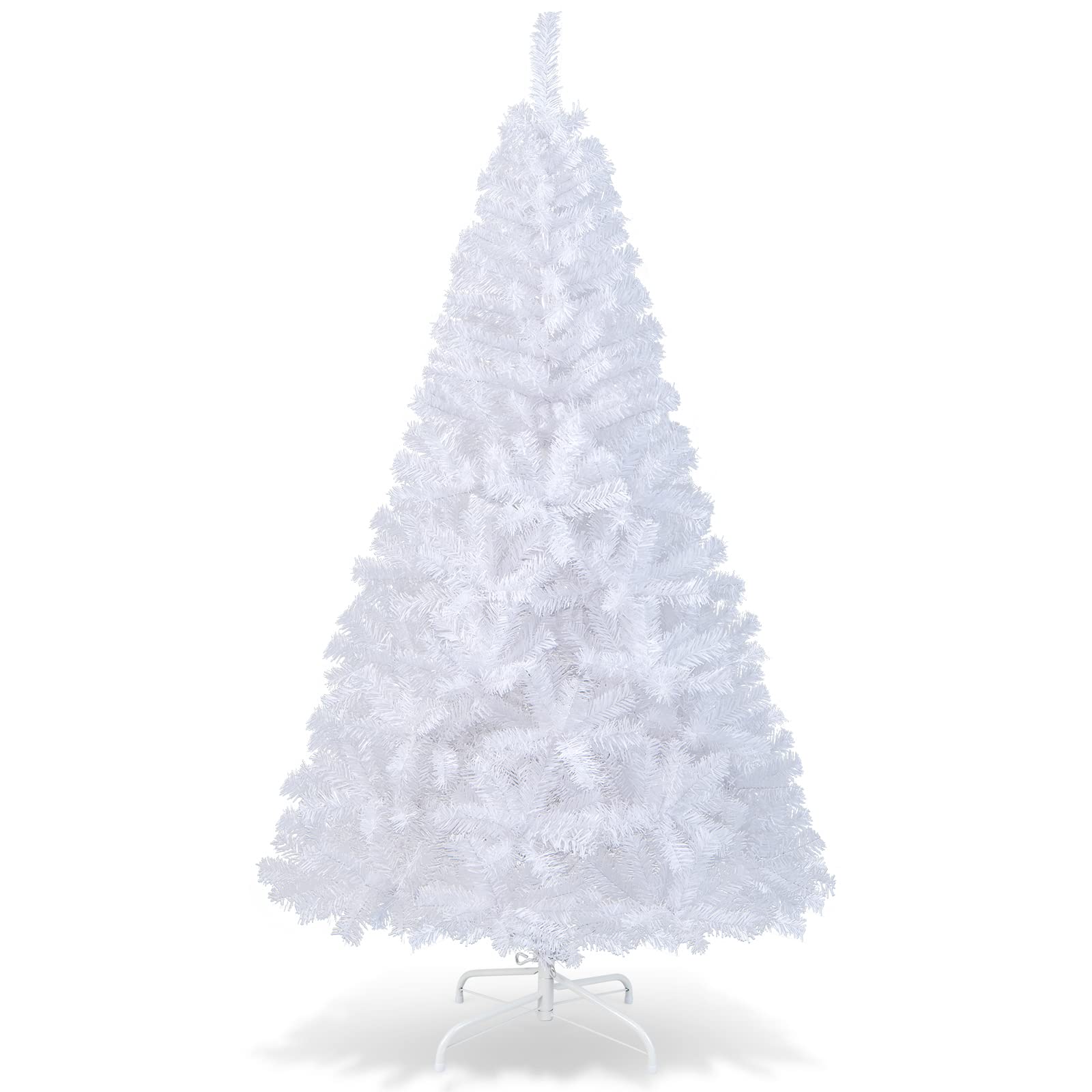 Foto 2 pulgar | Árbol De Navidad Costway De Pvc Artificial De 6 Pies Con Soporte Blanco - Venta Internacional.