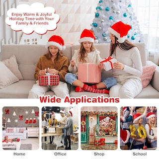 Foto 6 | Árbol De Navidad Costway De Pvc Artificial De 6 Pies Con Soporte Blanco - Venta Internacional.