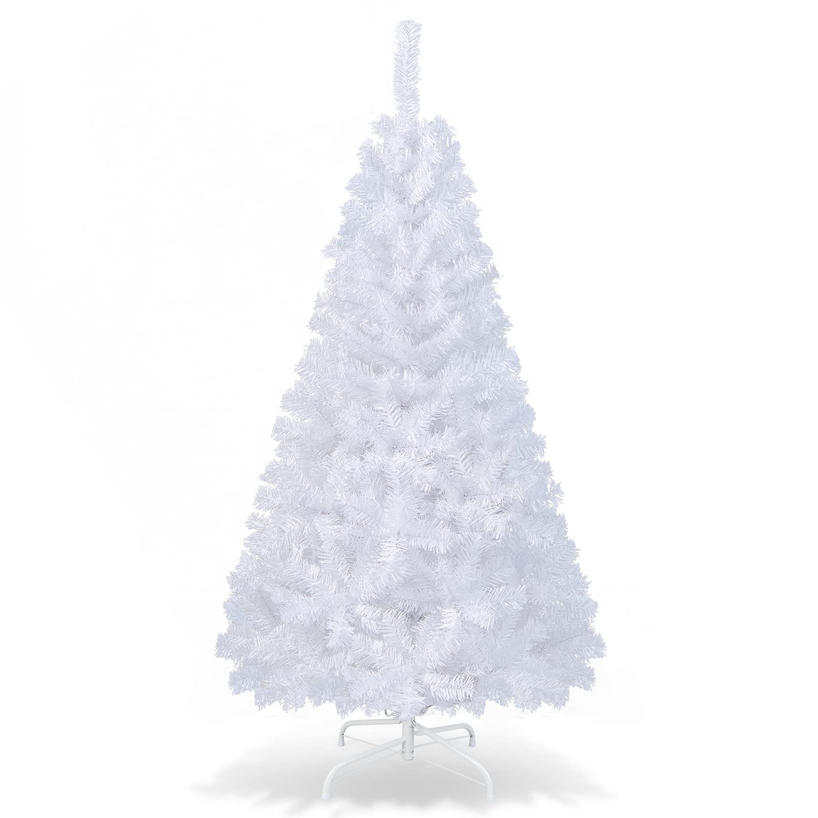 Foto 2 pulgar | Árbol De Navidad Costway De Pvc Artificial De 5 Pies Con Soporte Blanco - Venta Internacional.