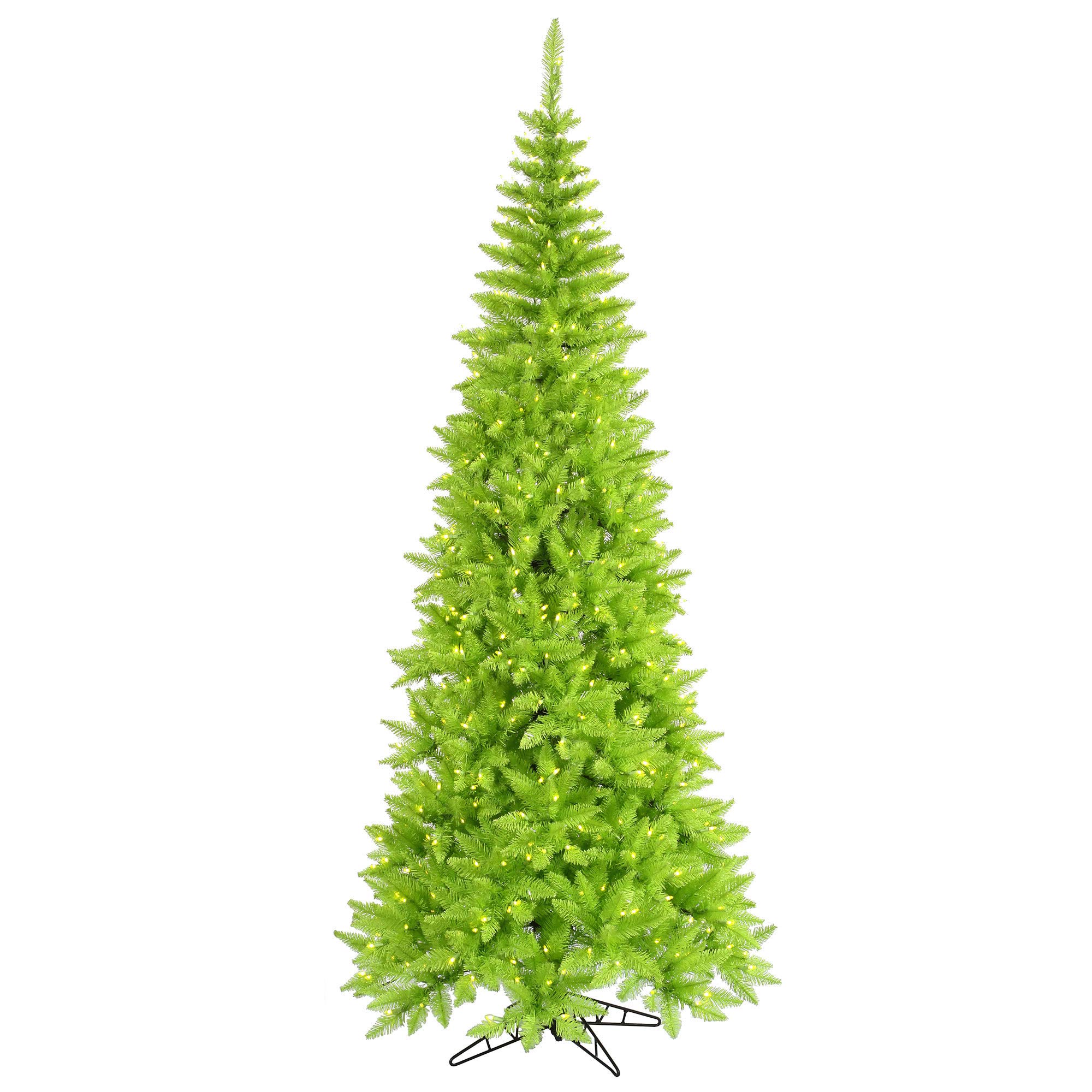 Árbol De Navidad Vickerman Lime Fir Slim De 1,4 M Con 200 Luces Led - Venta Internacional. $5,873
