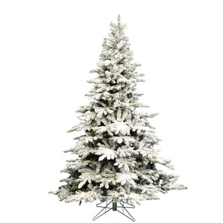 Foto 1 | Árbol De Navidad Vickerman Flocado En Abeto De Utica, 6.5 Pies, Sin Iluminación - Venta Internacional.
