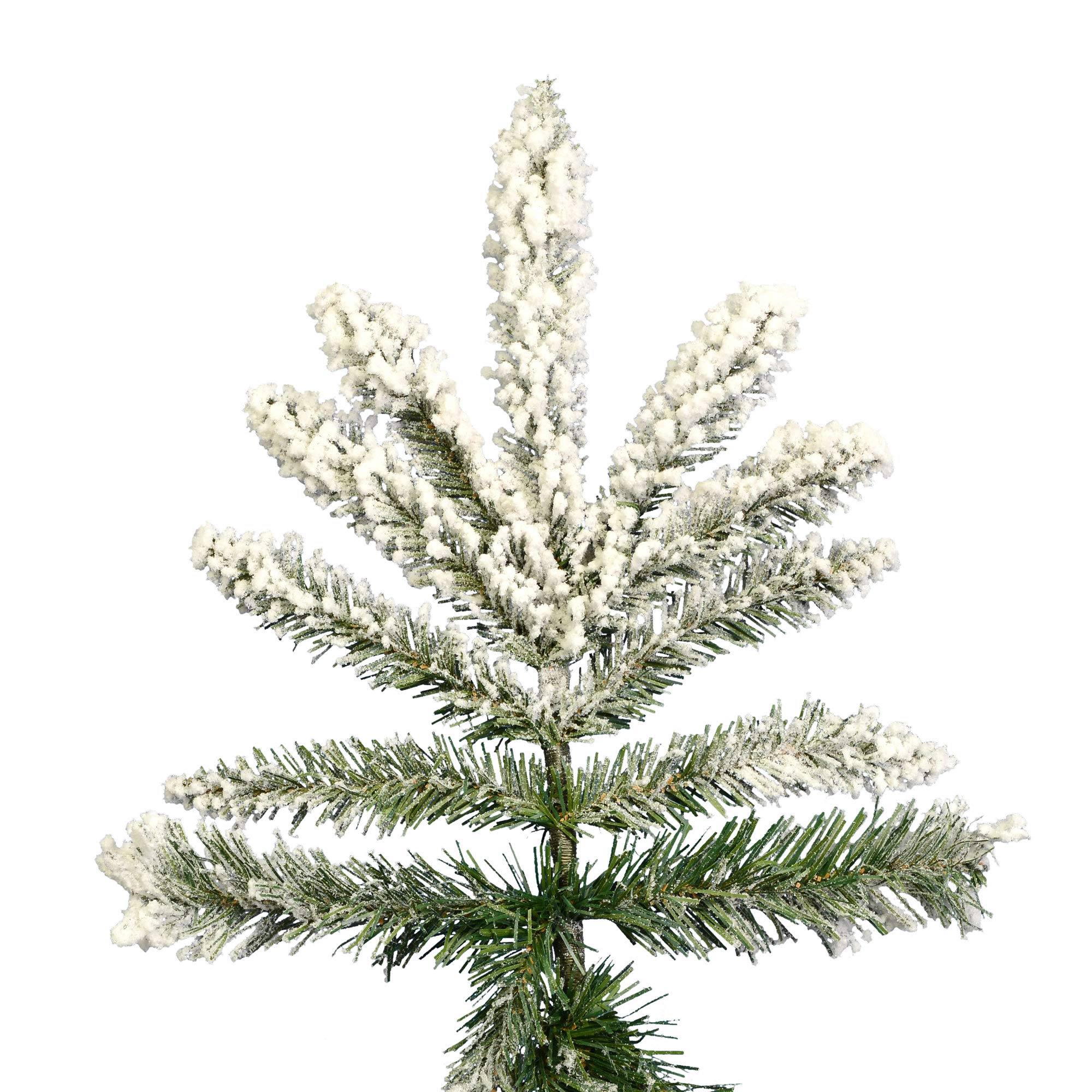 Foto 3 pulgar | Árbol De Navidad Vickerman Flocado En Abeto De Utica, 6.5 Pies, Sin Iluminación - Venta Internacional.
