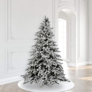 Foto 7 | Árbol De Navidad Vickerman Flocado En Abeto De Utica, 6.5 Pies, Sin Iluminación - Venta Internacional.