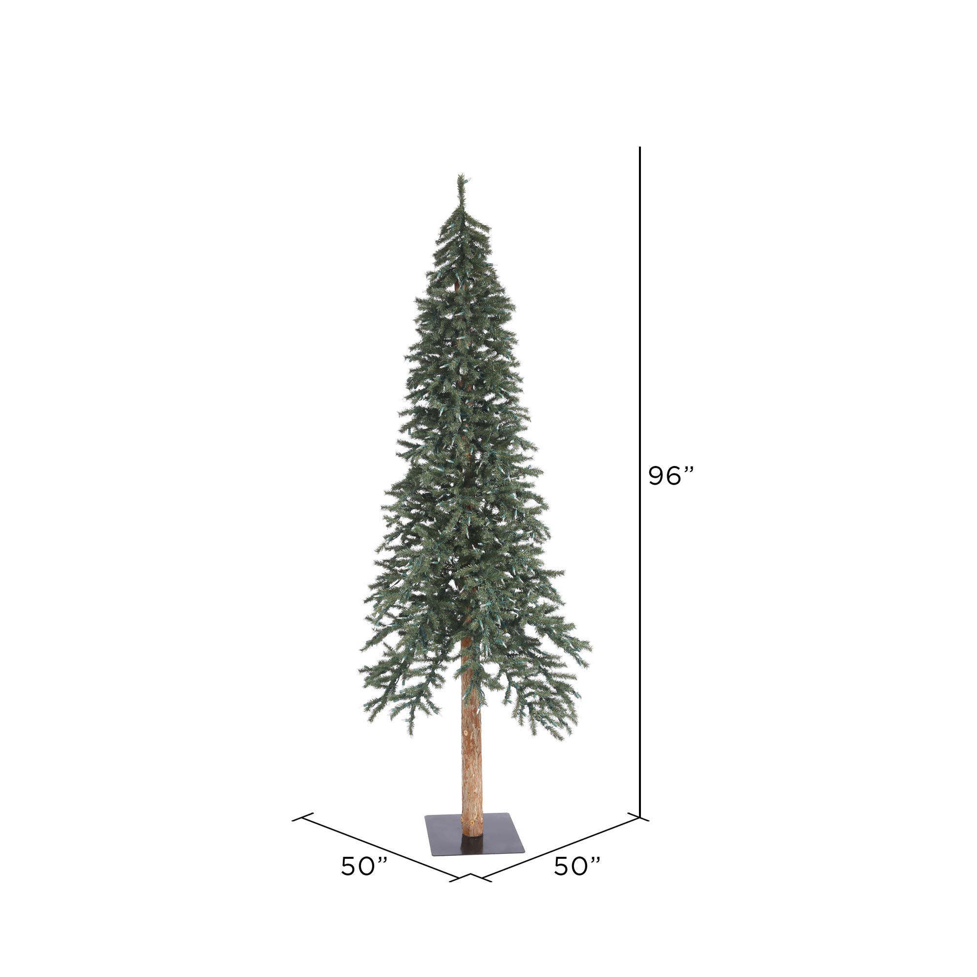 Foto 3 pulgar | Árbol De Navidad Vickerman Alpine Natural Bark 2.4 M Sin Iluminación - Venta Internacional.