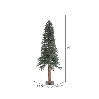 Foto 2 | Árbol De Navidad Vickerman Alpine Natural Bark, 2,1 M, Sin Iluminación - Venta Internacional.