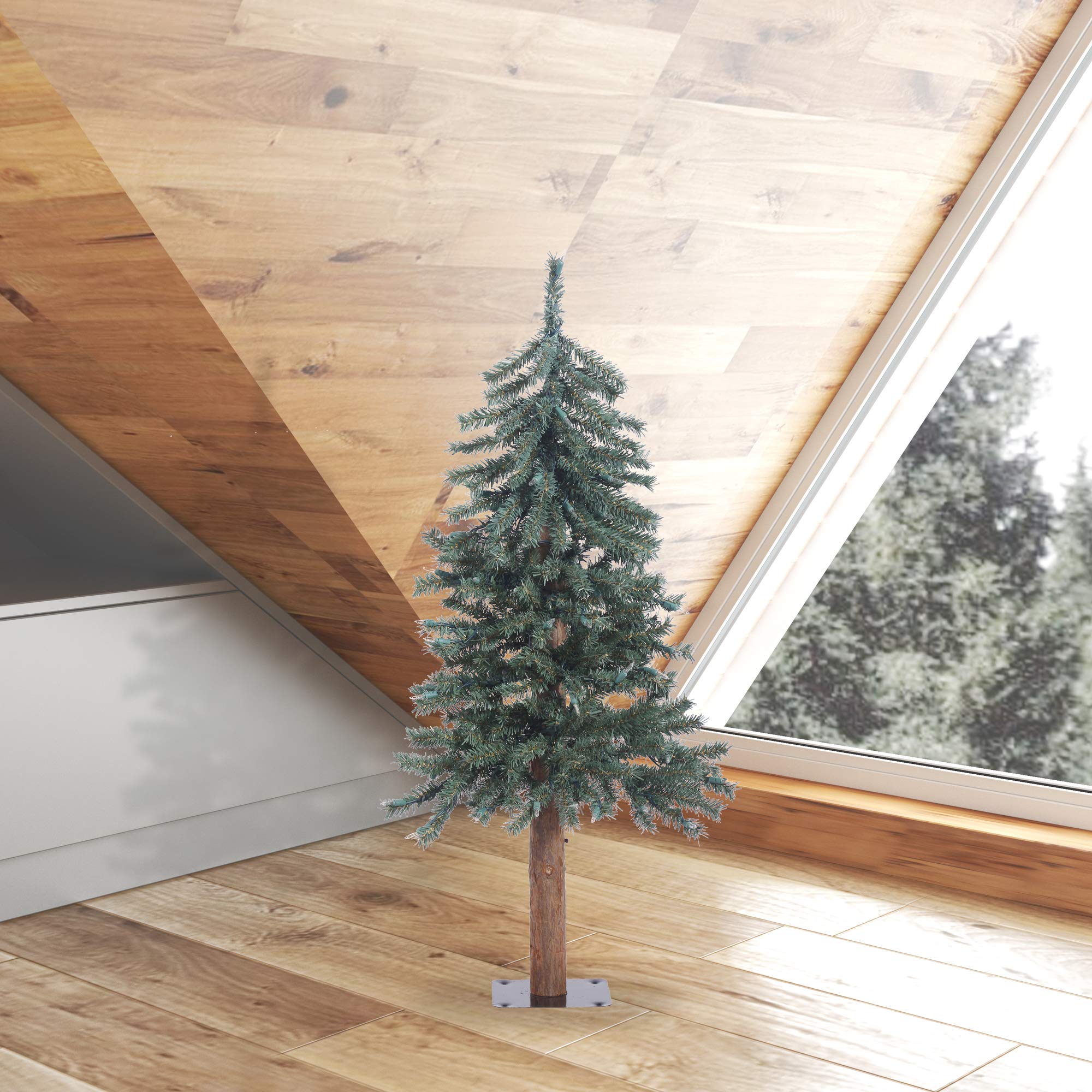 Foto 5 pulgar | Árbol De Navidad Vickerman Natural Bark Alpine 90 Cm Sin Iluminación - Venta Internacional.