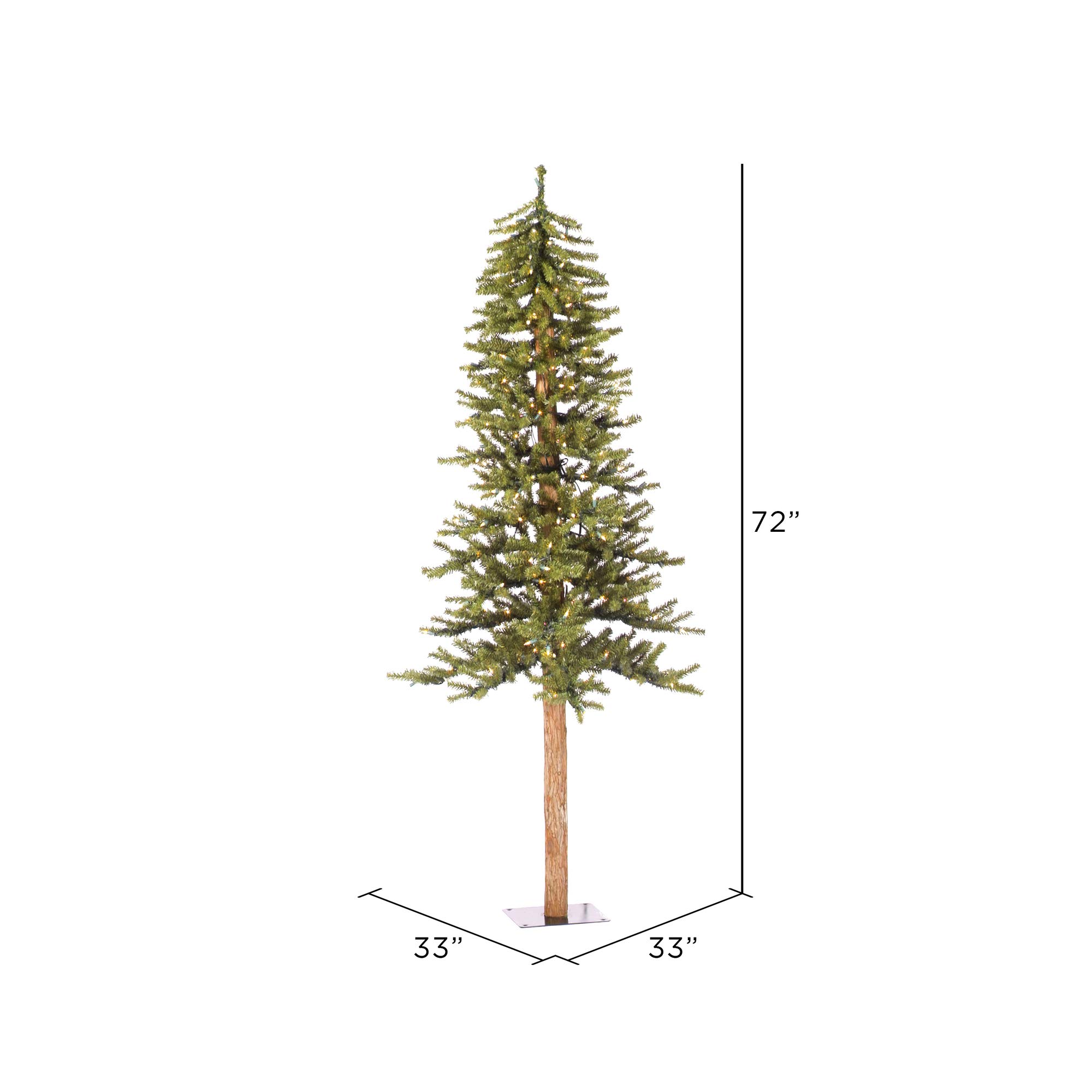 Foto 7 pulgar | Árbol De Navidad Vickerman Natural Alpine De 6 Pies Con 250 Luces - Venta Internacional.