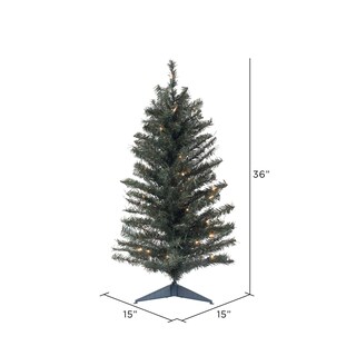 Foto 3 | Árbol De Navidad Vickerman Canadian Pine 36 Cm Con Luces - Venta Internacional.