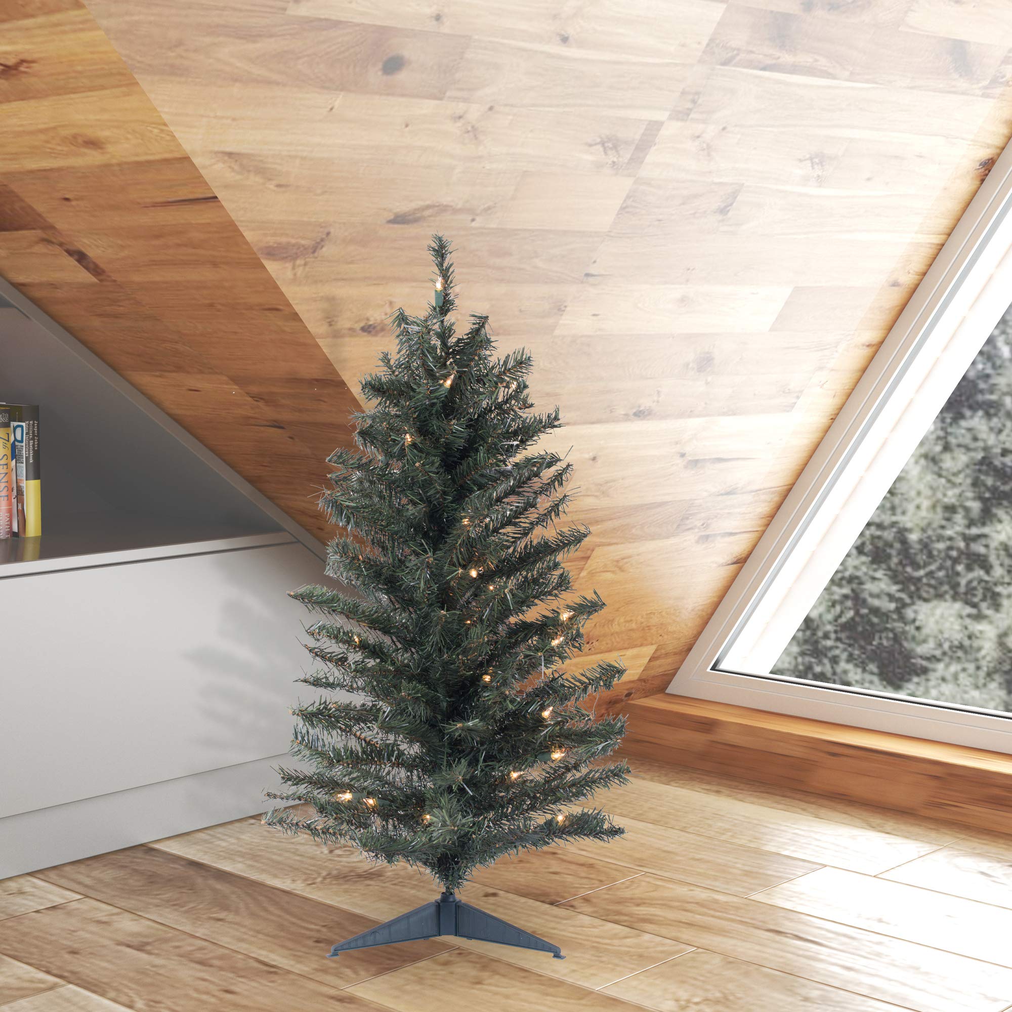 Foto 6 pulgar | Árbol De Navidad Vickerman Canadian Pine 36 Cm Con Luces - Venta Internacional.