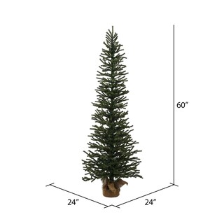 Foto 2 | Árbol De Navidad Vickerman Mini Pine De 1,5 M Con Base De Arpillera - Venta Internacional.