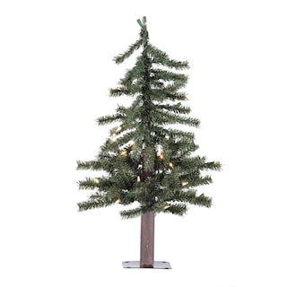 Foto 1 | Árbol De Navidad Vickerman De 60 Cm, Alpino Natural, Con Luces - Venta Internacional.