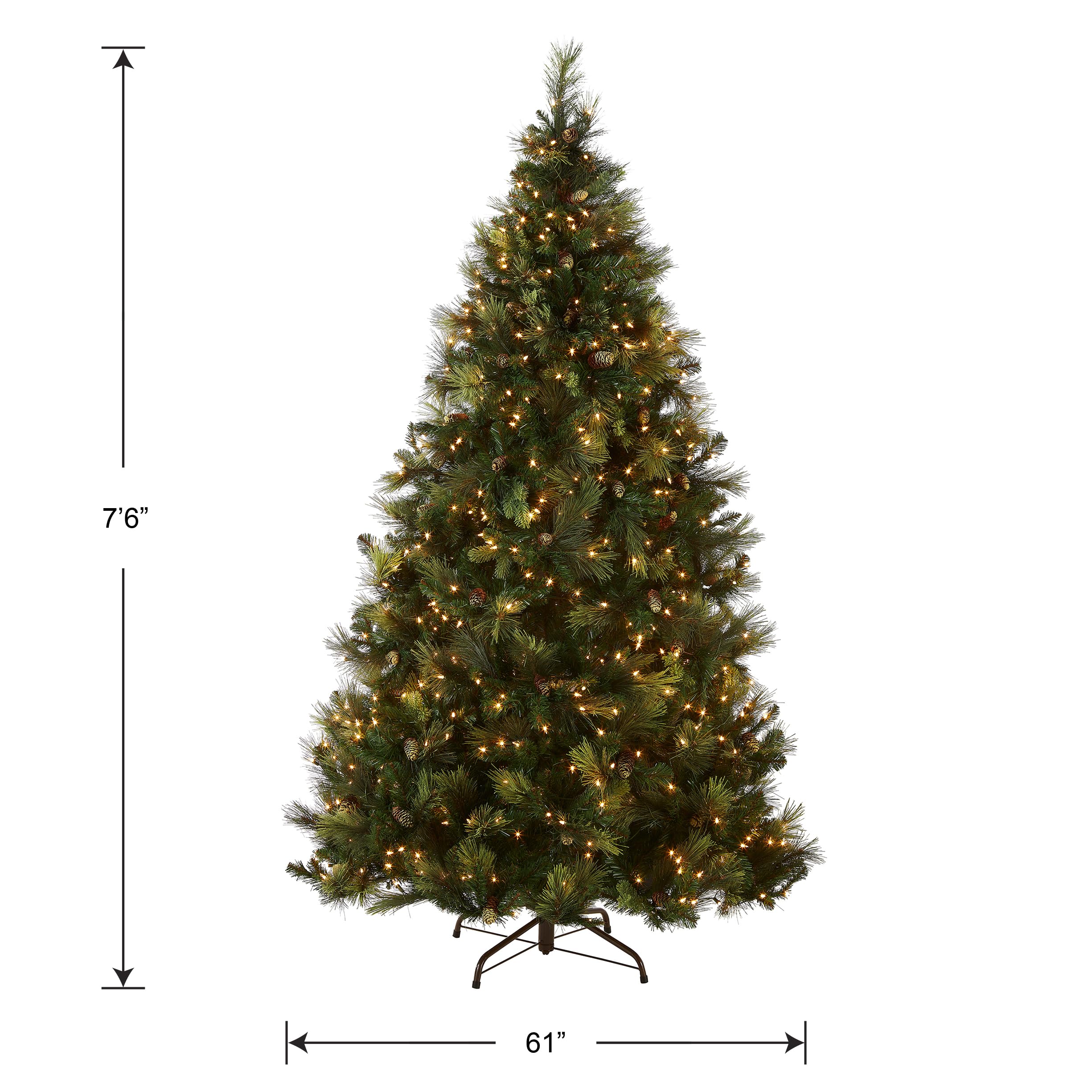 Foto 7 pulgar | Árbol De Navidad Artificial National Tree Company Carolina Pine - Venta Internacional.