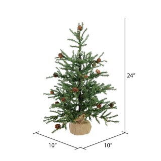 Foto 4 | Árbol De Navidad Vickerman De Pino Caramelo De 60 Cm Con 480 Puntas De Pvc - Venta Internacional.