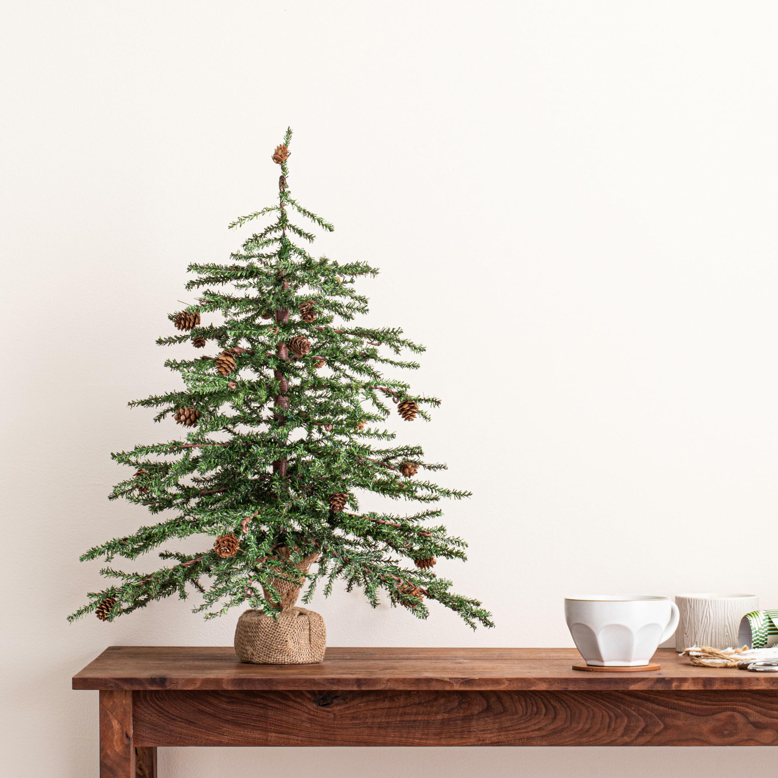 Foto 6 pulgar | Árbol De Navidad Vickerman De Pino Caramelo De 60 Cm Con 480 Puntas De Pvc - Venta Internacional.