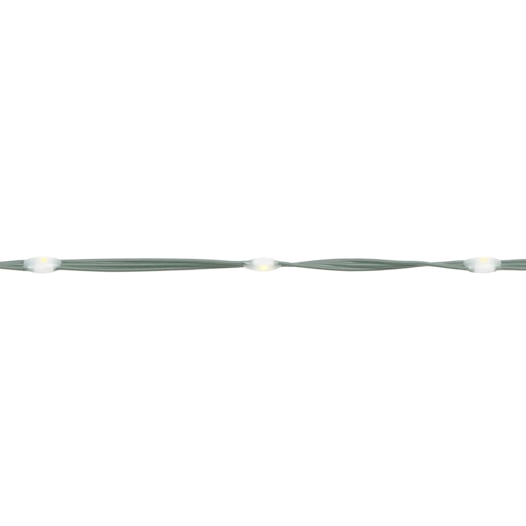 Foto 8 pulgar | Árbol En Forma De Cono De Navidad Vidaxl, Blanco Cálido, 500 Led, 1 M X 3 M - Venta Internacional.