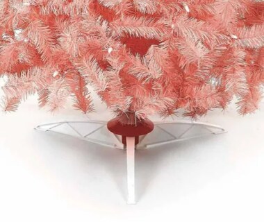 Foto 2 | Arbol De Navidad Xtellar Rosa Mate 220 Cm, Modelado Frondoso E Ideal Para Decoración Festiva