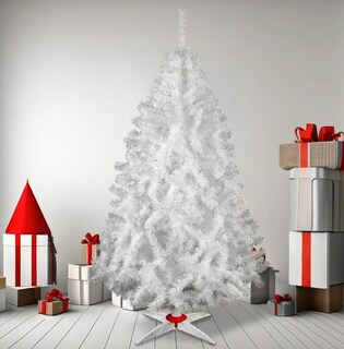 Foto 4 | Arbol De Navidad Xtellar Rosa Mate 220 Cm, Modelado Frondoso E Ideal Para Decoración Festiva