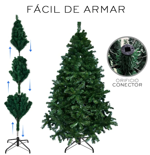 Foto 4 pulgar | Xtellar Árbol De Navidad Artificial, Frondoso Pino De 1.90 Mt, Verde Festivo Y Majestuoso