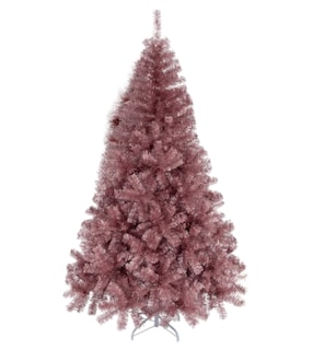 Foto 1 | Xtellar Árbol De Navidad Pino Sofisticado Oro Rosa Metálico 1.90m Delicado Cedro Del Himalaya