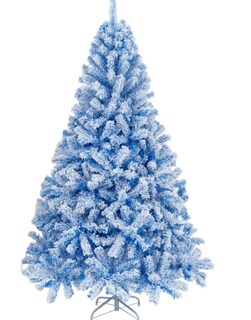 Foto 1 | Árbol Navideño Xtellar Nevado Azul Vibrante 1.8m Estilo Himalaya, 780 Ramas Frondosas