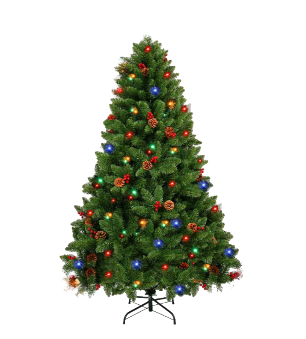 Foto 2 pulgar | Xtellar Árbol De Navidad De 7ft Premium Con Luces Led, 1100 Ramas Y Detalles Decorativos Únicos