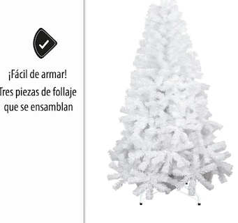 Foto 3 | Árbol De Navidad Xtellar Pino Navideño Deluxe De 1.90 M Con Soporte Estelar En Blanco Inmaculado