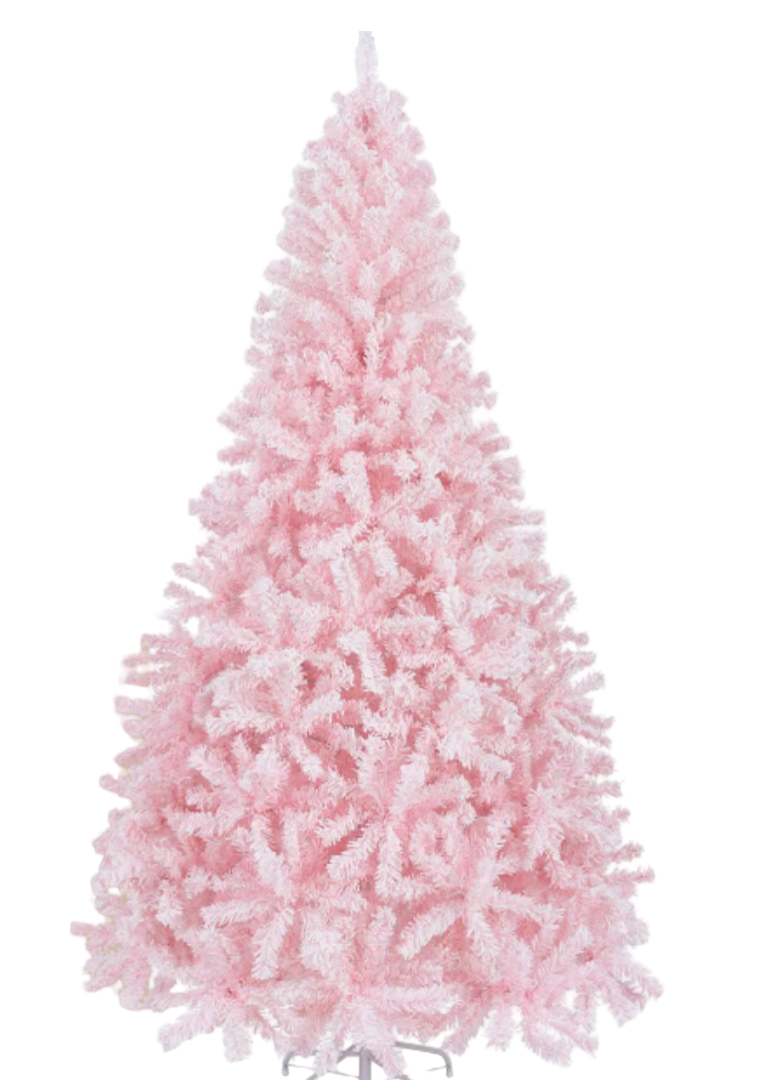 Foto 2 pulgar | Xtellar Árbol De Navidad Nevado 2.2m – Encanto Invernal Rosa Nevado Con 1050 Ramas