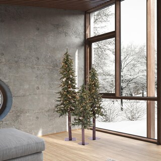 Foto 3 | Juego de Árboles Navidad Vickerman Natural Alpine con Led 4 Pies, 5 Pies y 6 Pies - Venta Internacional