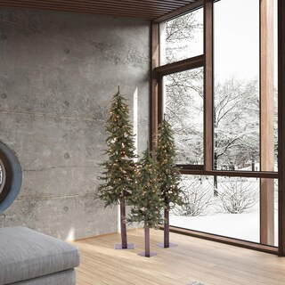 Foto 7 | Juego de Árboles Navidad Vickerman Natural Alpine con Led 4 Pies, 5 Pies y 6 Pies - Venta Internacional