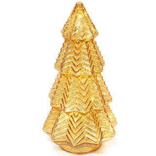 Foto 1 | Árbol de Navidad para Mesa Lamris con Iluminación Dorado - Venta Internacional