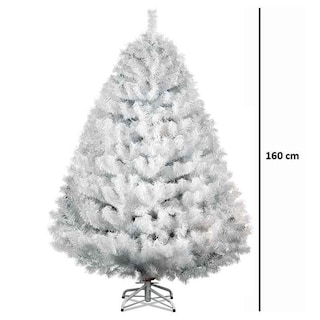 Foto 2 | Arbol De Navidad Artificial Blanco Frondoso Alto 1.60 M Valley Kyuden Home