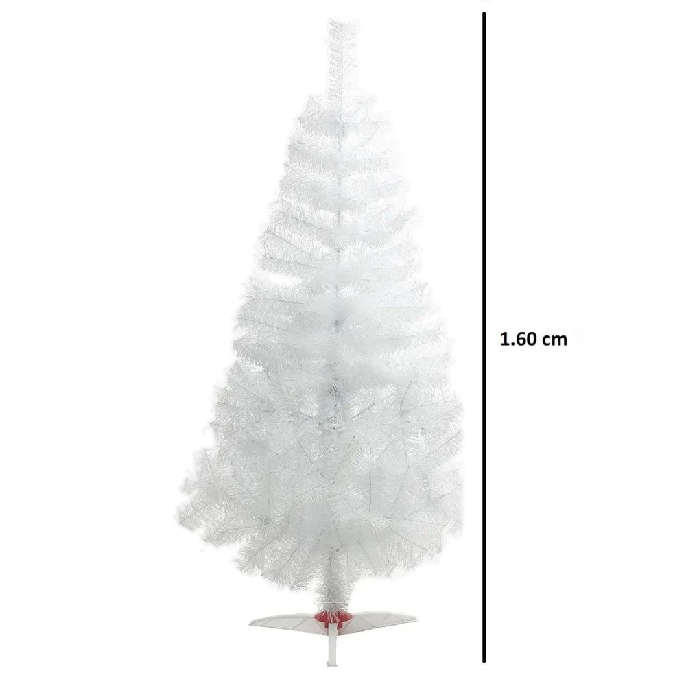 Foto 3 pulgar | Arbol De Navidad Artificial Blanco Alto 1.60 M Empire Kyuden Home